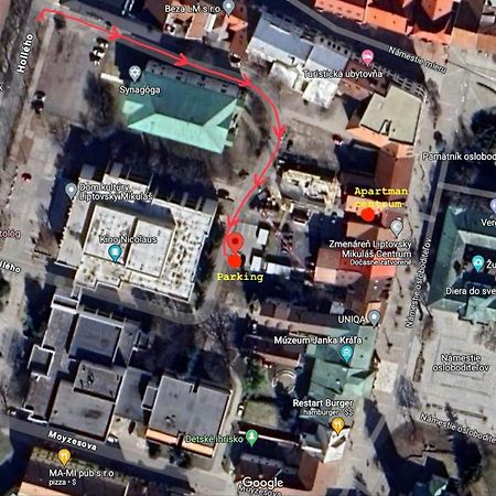 Apartman Centrum Liptovský Mikuláš Dış mekan fotoğraf